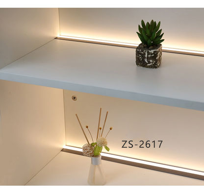 3500K উষ্ণ সাদা অ্যালুমিনিয়াম Recessed LED ক্যাবিনেটের আলো প্রদর্শনী জন্য