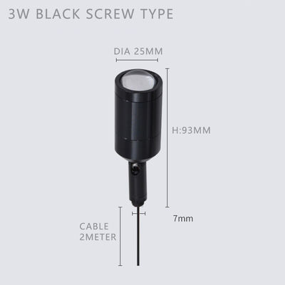 আধুনিক 3W LED সিলিং স্পটলাইট 3000K-6000K অ্যালুমিনিয়াম 80Ra 30 000-ঘন্টা জীবনকাল