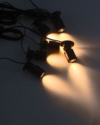 3W অ্যালুমিনিয়াম LED মিনি স্পট লাইট স্পটলাইট 80CRI 3000K/4000K/6000K বিম এঙ্গেল