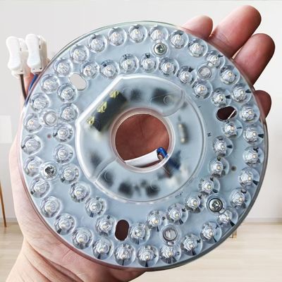 Dia125 মিমি গোলাকার পিসিবি বোর্ড 4.9 '' LED রিট্রোফিট লাইট কিট 22W রঙ 3CCT 3000K/4500K/6000K CRI90 সিলিং ফ্যান লাইট প্রতিস্থাপন প্যানেলের জন্য পিসিবি সিলিং লাইট LED রিট্রোফিট কিট120V 2200LM