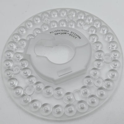 Dia125mm 4.9 ইঞ্চি 24W LED সিলিং ফ্যান লাইট রিট্রোফিট কিট সিলিং লাইট প্রতিস্থাপন কিট 5CCT 3000K 3500K 4000K 5000K 6000K নিয়মিত 12W 18W 24W সুইচ, 2800LM 120V ETL 2 4 ওয়াট