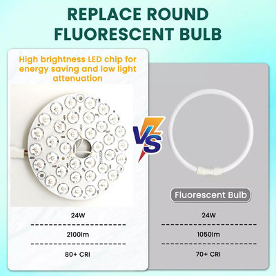 হাই লুমেন 230V 15W 110MM 36V 3CCT স্পেয়ার পার্ট সিলিং ফ্যান পিসিবি বোর্ড ড্রাইভার কম এলইডি মডিউল ডিমিং এবং রঙ সমন্বয়