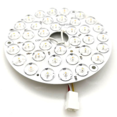 হাই লুমেন 230V 15W 110MM 36V 3CCT স্পেয়ার পার্ট সিলিং ফ্যান পিসিবি বোর্ড ড্রাইভার কম এলইডি মডিউল ডিমিং এবং রঙ সমন্বয়