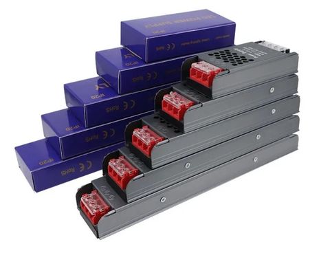আল্ট্রা পাতলা এবং পাতলা পাওয়ার সাপ্লাই 12V/24V 60W 100W 150W LED ড্রাইভার LED স্ট্রিপ লাইট টিন বক্সের জন্য স্যুইচিং পাওয়ার সাপ্লাই