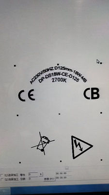 LED সিলিং ফ্যান লাইট প্রতিস্থাপনঃ নতুন পণ্যঃ dia125mm একক রঙ 2700K, সিই ROHS ERP সার্টিফিকেশন অনুমোদিত