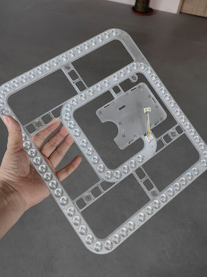 লাইট ফিক্সচার SMD LED PCB মডিউল 120V 3/5CCT প্রতিস্থাপন গোলাকার লেন্স LED লাইট মডিউল সিলিং প্যানেলের জন্য