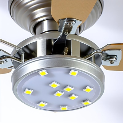 2835SMD LED সিলিং ফ্যান লাইট প্রতিস্থাপন - অ্যালুমিনিয়াম PCB, 3000K উষ্ণ সাদা