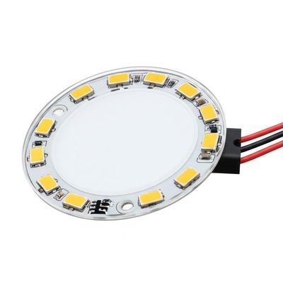 দীর্ঘস্থায়ী কর্মক্ষমতা জন্য অ্যালুমিনিয়াম পিসিবি উপাদান থেকে তৈরি টেকসই Dia135mm ফ্যান লাইট বাল্ব প্রতিস্থাপন