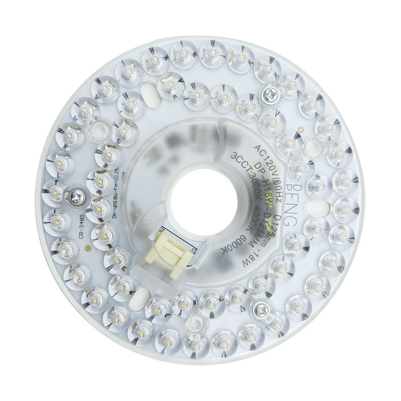 125mm 22W 4.92 &quot;ড্রাইভারবিহীন Dia125mm ETL FCC অনুমোদিত নেতৃত্বাধীন সিলিং ফ্যান লাইট প্রতিস্থাপন সিলিং ফ্যান নেতৃত্বাধীন লাইট কিট