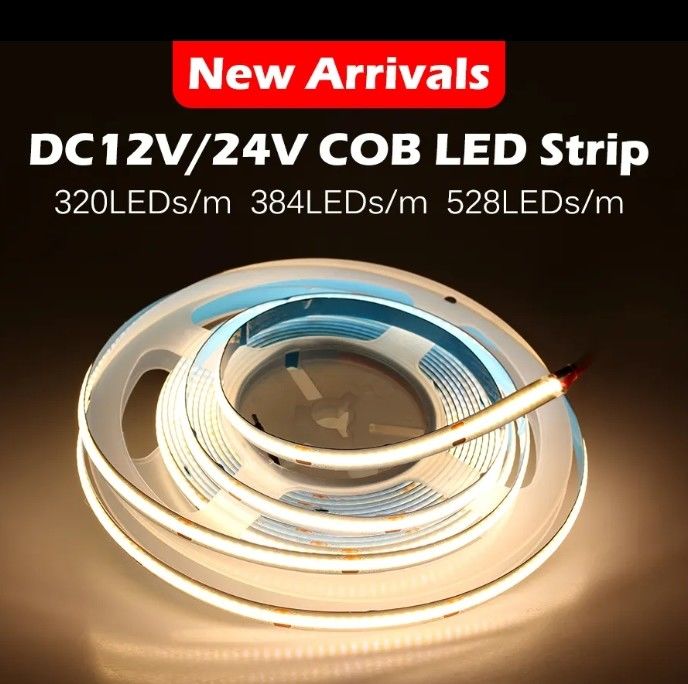 COB স্ট্রিপ লাইট অটো LED স্ট্রিপ লাইট 320led 384led 480led 528led 768leds RGB COB LED স্ট্রিপ লাইট অ্যালুমিনিয়াম প্রোফাইল জন্য