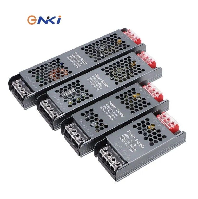 আল্ট্রা পাতলা এবং পাতলা পাওয়ার সাপ্লাই 12V/24V 60W 100W 150W LED ড্রাইভার LED স্ট্রিপ লাইট টিন বক্সের জন্য স্যুইচিং পাওয়ার সাপ্লাই