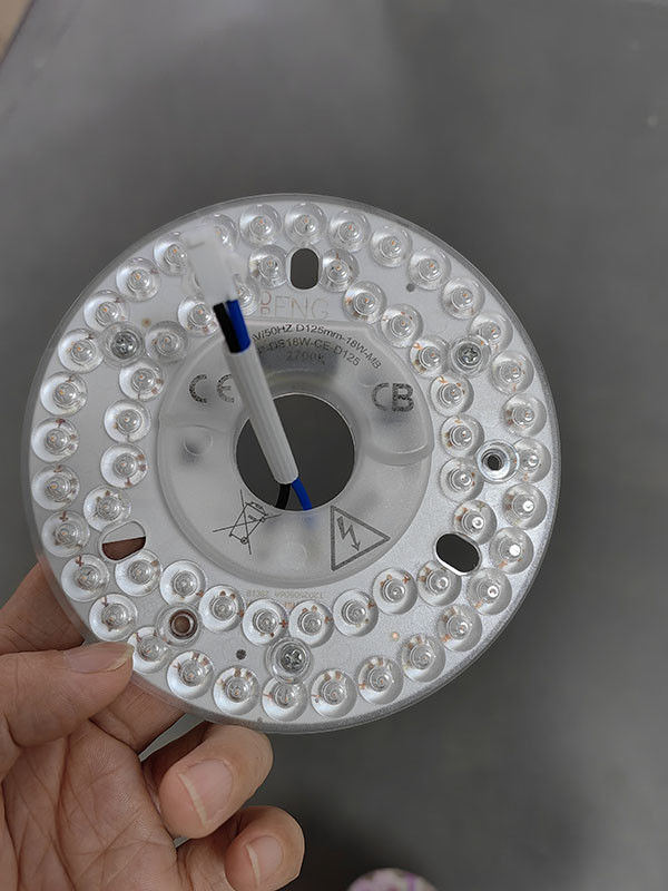 LED সিলিং ফ্যান লাইট প্রতিস্থাপনঃ নতুন পণ্যঃ dia125mm একক রঙ 2700K, সিই ROHS ERP সার্টিফিকেশন অনুমোদিত