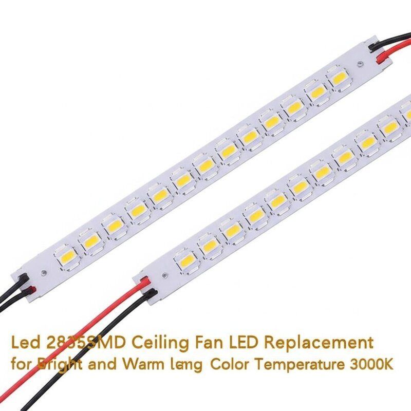 Led 2835SMD Ceiling Fan LED Light Replacement for Bright and Warm Lighting Color Temperature 3000K