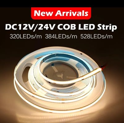 COB স্ট্রিপ লাইট অটো LED স্ট্রিপ লাইট 320led 384led 480led 528led 768leds RGB COB LED স্ট্রিপ লাইট অ্যালুমিনিয়াম প্রোফাইল জন্য