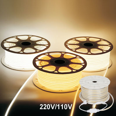 উচ্চ ভোল্টেজ 110V 220V ইনডোর আউটডোর ওয়াটারপ্রুফ আইপি 65 এলইডি কোব স্ট্রিপ লাইট শপিং মলের জন্য হোম সজ্জা