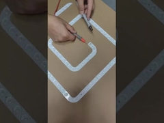 লাইট ফিক্সচার এসএমডি এলইডি পিসিবি মডিউল 230v প্রতিস্থাপন স্কয়ার লেন্স LED লাইট মডিউল সিলিং প্যানের জন্য